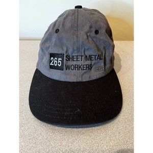 Union Wear Mens Adjustable Local Sheetmetal Workers 265 Hat Cap Illinois Gray
